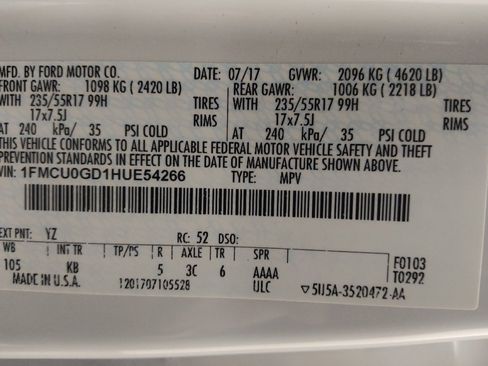 Used 2017 Ford Escape SE w/ Equipment Group 201A FWD image 33