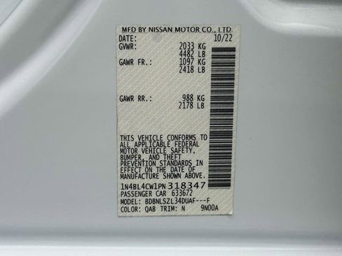 Used 2023 Nissan Altima 2.5 SR w/ SR Premium Package image 27