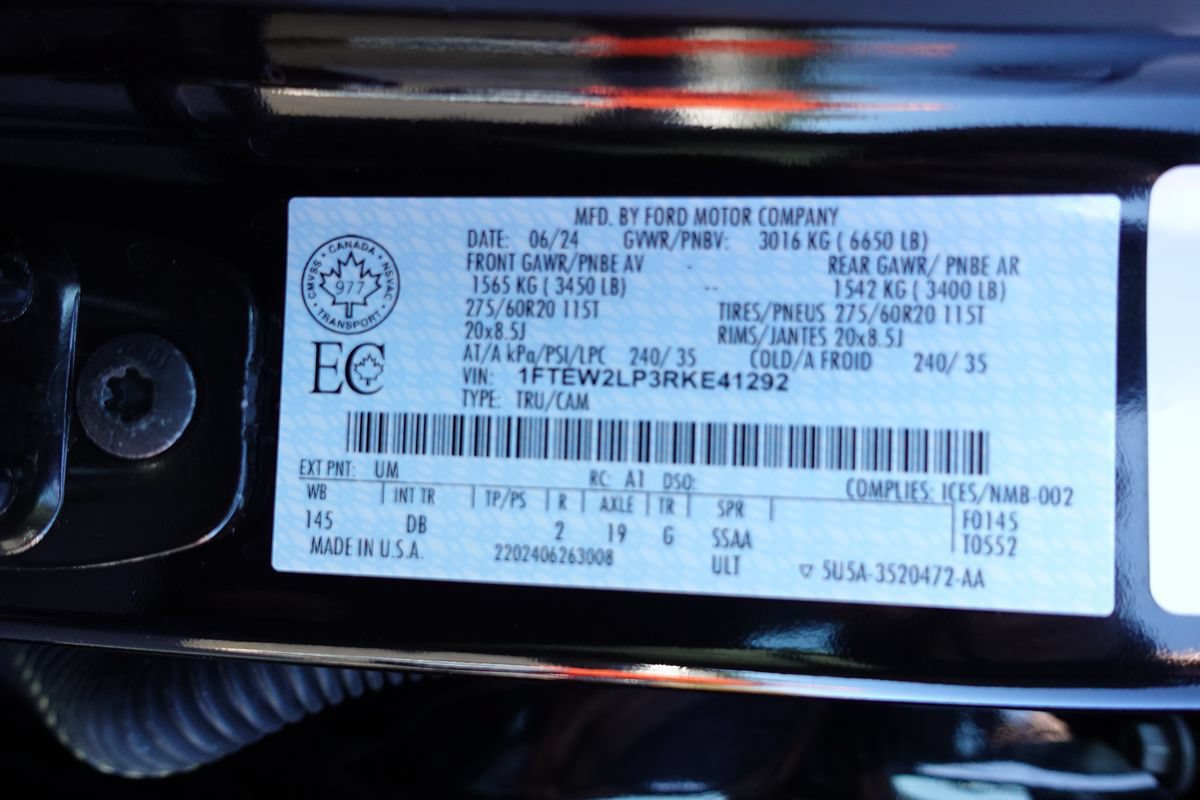 Used 2024 Ford F150 STX w/ STX Black Appearance Package AWD/4WD image 19