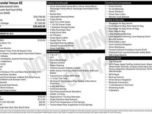 Used 2021 Hyundai Venue SE FWD image 15