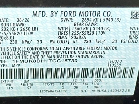 New 2026 Ford Explorer Active w/ Active Comfort Package AWD/4WD image 47