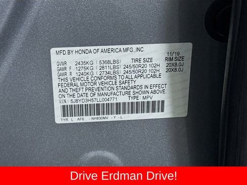 Used 2020 Acura MDX FWD w/ Technology Package image 32