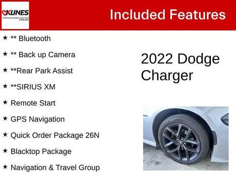 Used 2022 Dodge Charger R/T w/ Blacktop Package RWD image 5