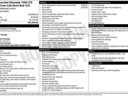 Used 2022 Chevrolet Silverado 1500 Custom image 2