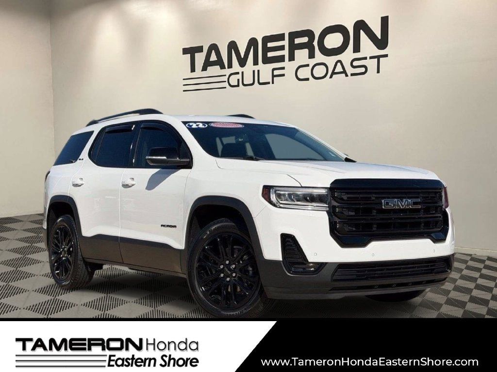 Used 2022 GMC Acadia SLE w/ Driver Convenience Package FWD image 1