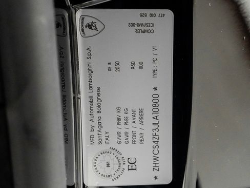 Used 2018 Lamborghini Huracan Performante image 60