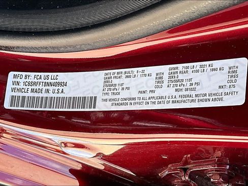 Used 2022 RAM 1500 Big Horn AWD/4WD image 17