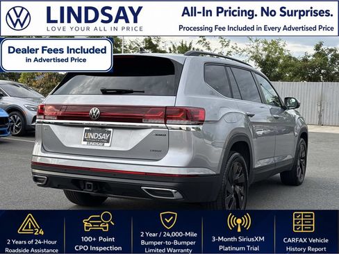 Used 2024 Volkswagen Atlas SE w/ Panoramic Sunroof Package AWD/4WD image 3