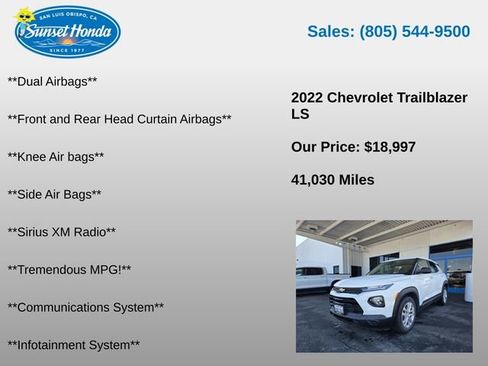 Used 2022 Chevrolet TrailBlazer LS FWD image 6