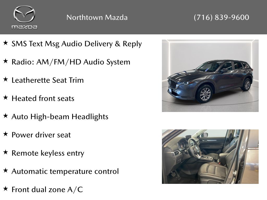 Certified 2024 MAZDA CX-5 AWD 2.5 S w/ Select Package image 2