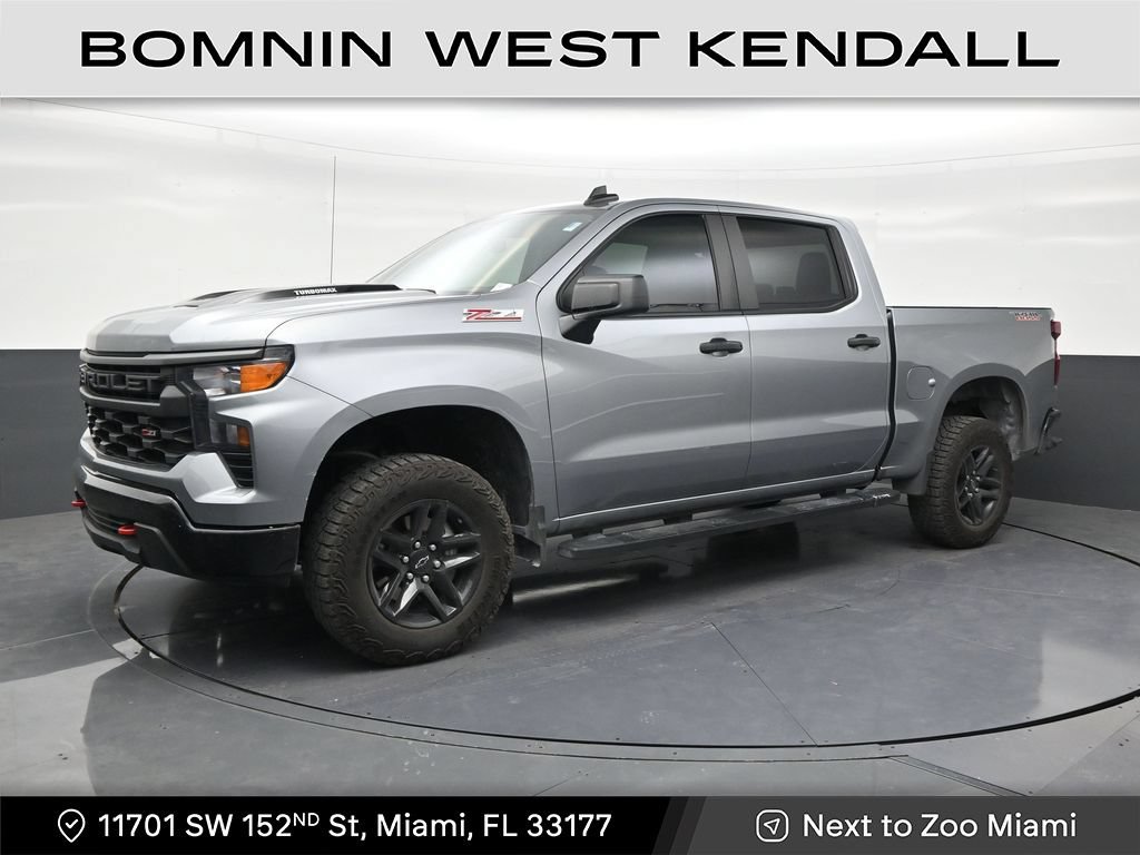 Used 2025 Chevrolet Silverado 1500 Custom Trail Boss AWD/4WD image 1