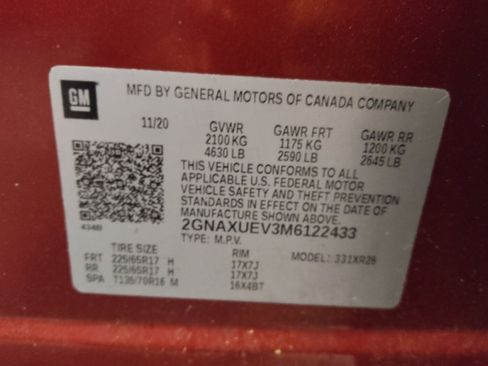 Used 2021 Chevrolet Equinox LT image 33