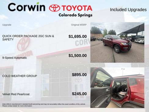 Used 2020 Jeep Compass Latitude AWD/4WD image 8