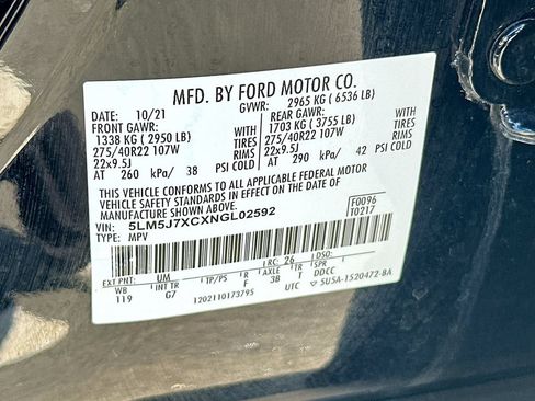 Certified 2022 Lincoln Aviator Reserve w/ Equipment Group 201A AWD/4WD image 27