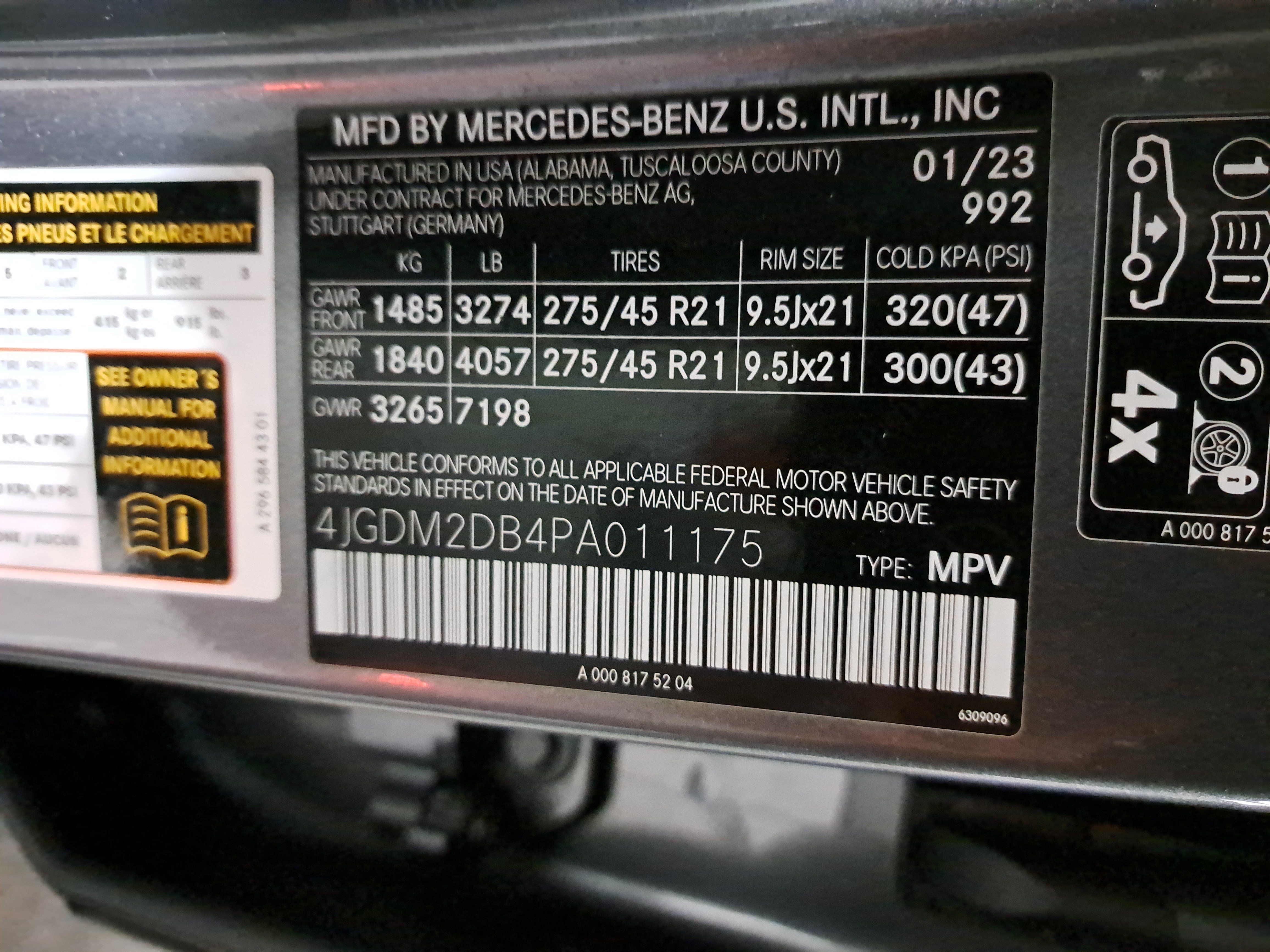 Certified 2023 Mercedes-Benz EQS 450+ SUV image 40