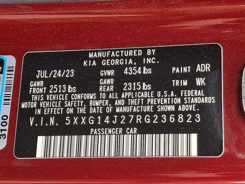 Certified 2024 Kia K5 LXS FWD image 26