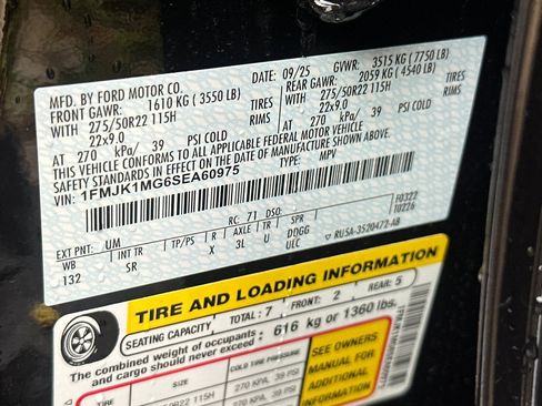 New 2025 Ford Expedition Max Platinum w/ Platinum Ultimate Package image 30