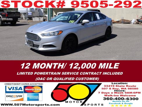 Used 2015 Ford Fusion S FWD image 2