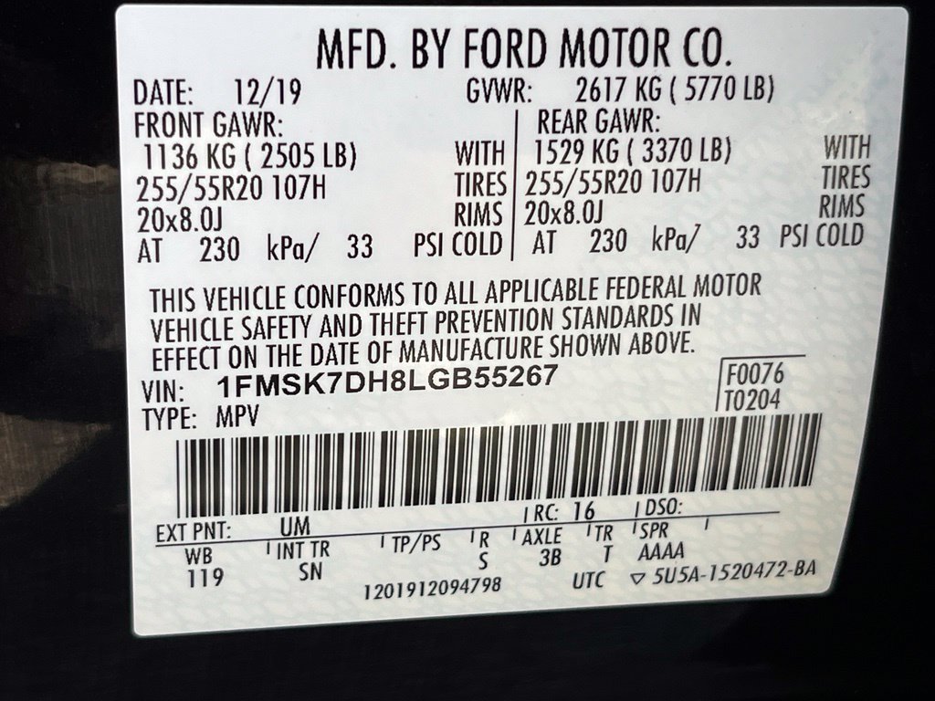 Used 2020 Ford Explorer XLT w/ Equipment Group 202A RWD image 43