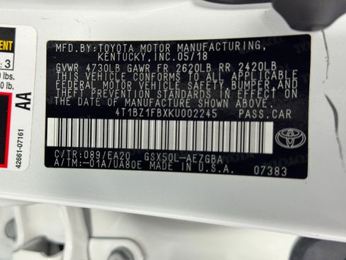 Used 2019 Toyota Avalon XLE w/ Moonroof Package image 42