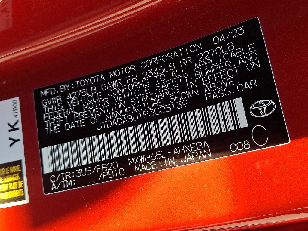 Used 2023 Toyota Prius LE AWD/4WD image 30