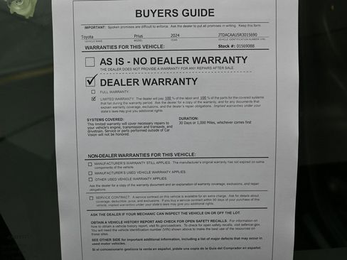 Used 2024 Toyota Prius XLE image 36