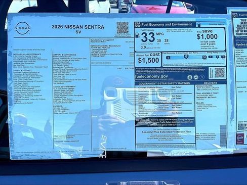 New 2026 Nissan Sentra SV image 12