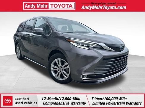 Certified 2023 Toyota Sienna Platinum AWD/4WD image 1