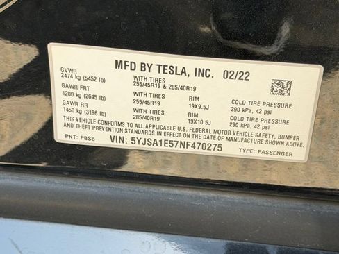 Used 2022 Tesla Model S AWD/4WD image 3