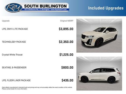 Used 2024 Cadillac XT6 Sport w/ LPO, Onyx Lite Package AWD/4WD image 3