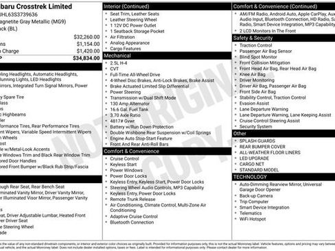 Certified 2025 Subaru Crosstrek 2.5i Limited image 30