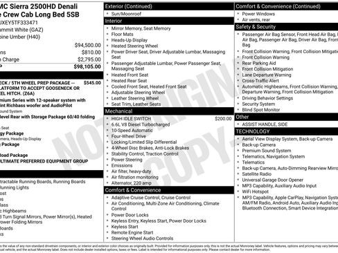 New 2026 GMC Sierra 2500 Denali Ultimate AWD/4WD image 49