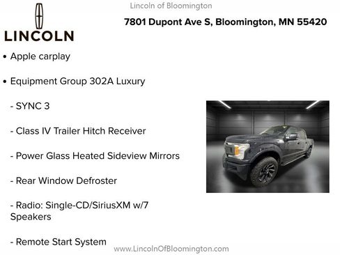 Used 2018 Ford F150 XLT w/ Equipment Group 302A Luxury image 5