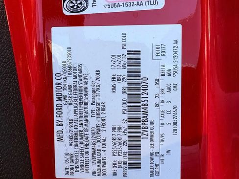 Used 2011 Ford Mustang Coupe w/ 101A Rapid Spec Order Code image 26