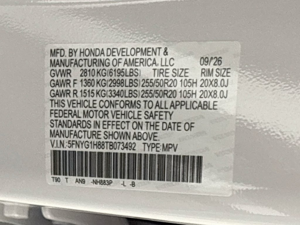 New 2026 Honda Pilot Elite image 26