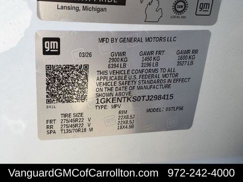 New 2026 GMC Acadia Denali Ultimate w/ LPO, Floor Liner Package AWD/4WD image 27