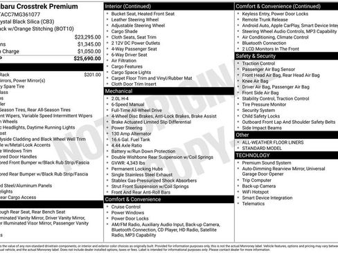 Used 2021 Subaru Crosstrek 2.0i Premium image 30