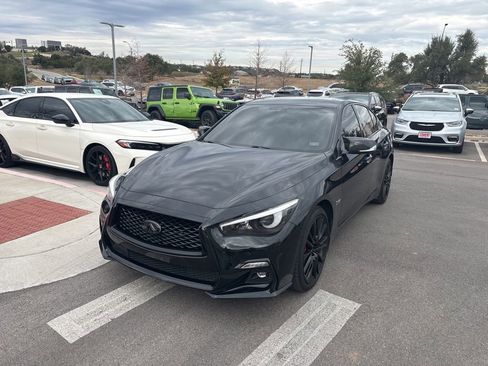 Used 2018 INFINITI Q50 Red Sport 400 w/ Proactive Package image 1