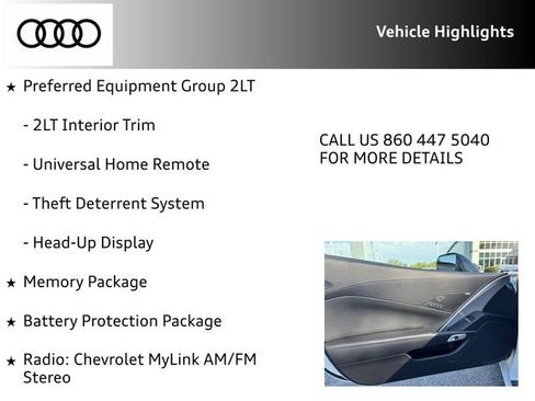 Used 2014 Chevrolet Corvette Stingray Coupe w/ 2LT Preferred Equipment Group RWD image 22