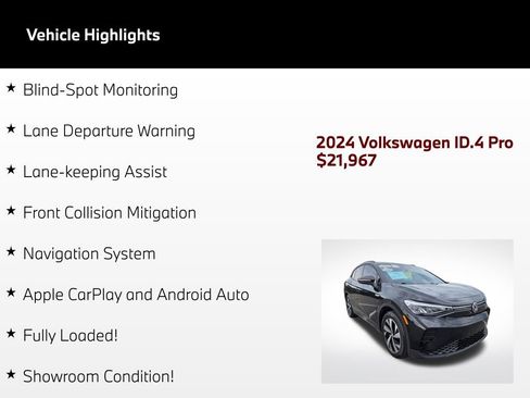 Used 2024 Volkswagen ID.4 Pro RWD image 4