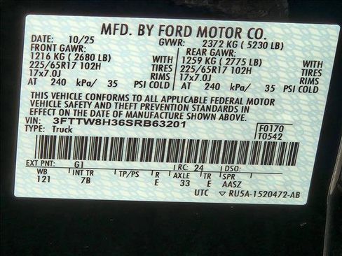 New 2025 Ford Maverick XLT image 17