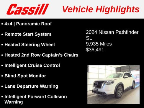 Used 2024 Nissan Pathfinder SL w/ SL Premium Package image 3