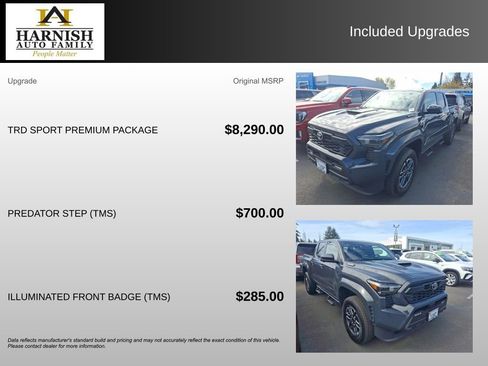 Used 2024 Toyota Tacoma TRD Sport w/ TRD Sport Premium Package AWD/4WD image 4