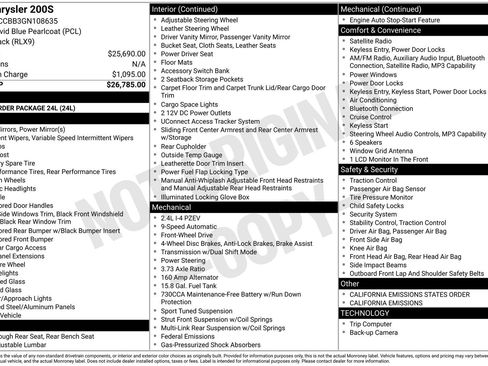 Used 2016 Chrysler 200 S FWD image 8
