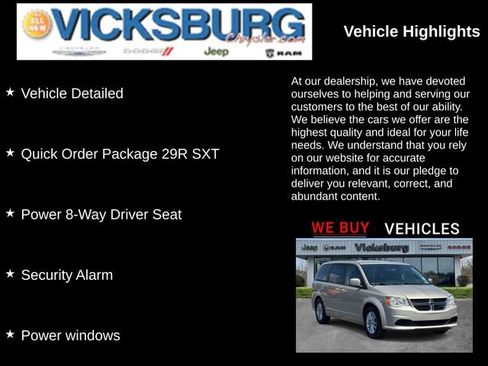 Used 2016 Dodge Grand Caravan SXT w/ Rear Park Assist Package FWD image 19