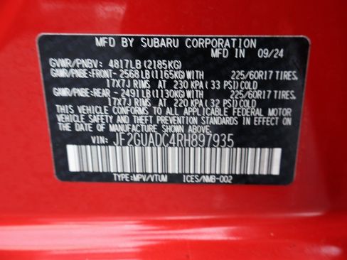 Used 2024 Subaru Crosstrek 2.0i Premium image 41