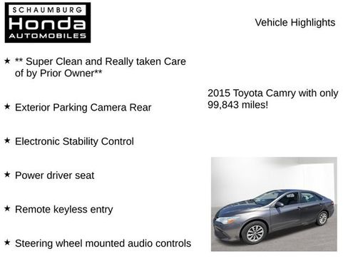 Used 2015 Toyota Camry LE FWD image 7