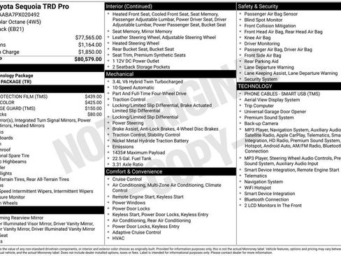 Used 2023 Toyota Sequoia TRD Pro AWD/4WD image 40