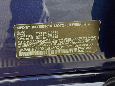 Used 2020 BMW 330i xDrive Sedan w/ Convenience Package image 34