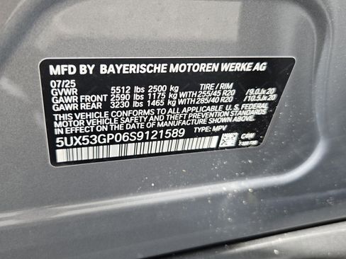 New 2025 BMW X3 xDrive30i w/ Premium Package image 25